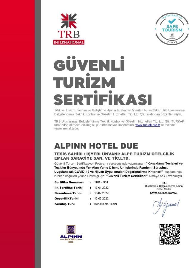 Alpinn Hotel Due Κωνσταντινούπολη Εξωτερικό φωτογραφία